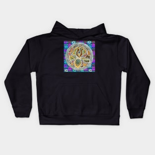 gold  flower of love LowEndGraphics Kids Hoodie